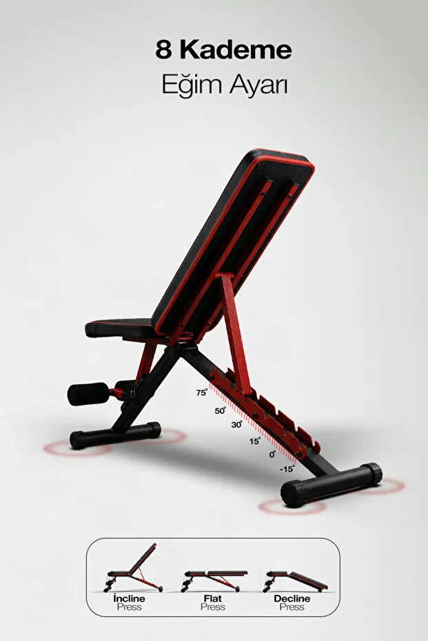 Proforce Versal Ayarlanabilir ve Katlanabilir Bench Sehpası